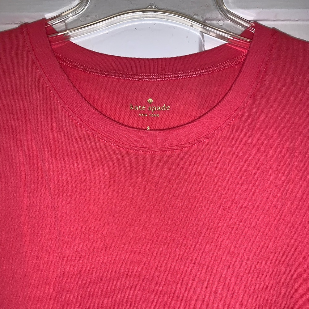 Kate Spade New York Pink Ruffle Sleeve Tee - Picture 11 of 16